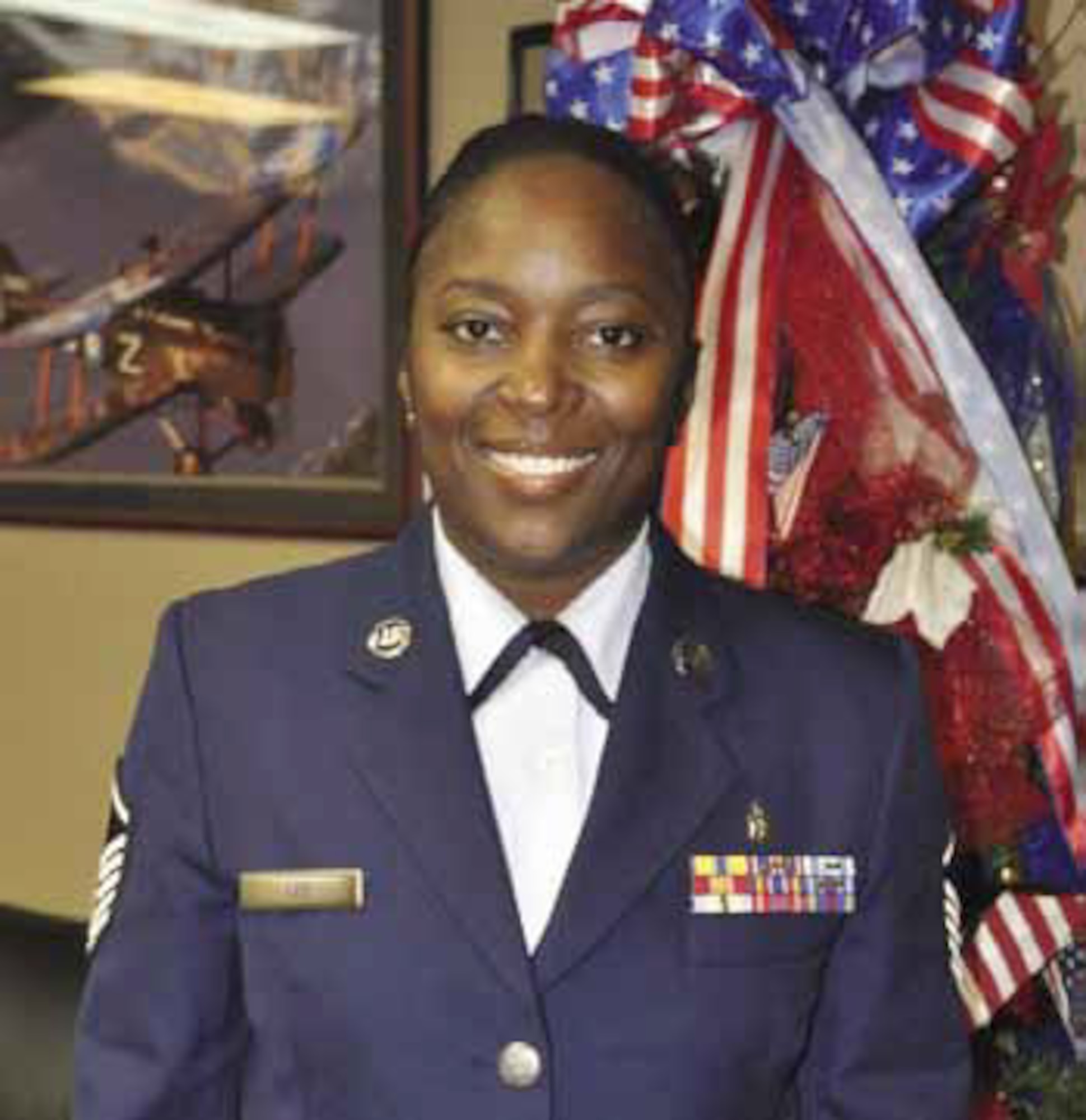 Master Sgt. Gretchen Lee
452d Aeromedical Staging Squadron
Senior NCO of the quarter 
First Quarter FY 2013