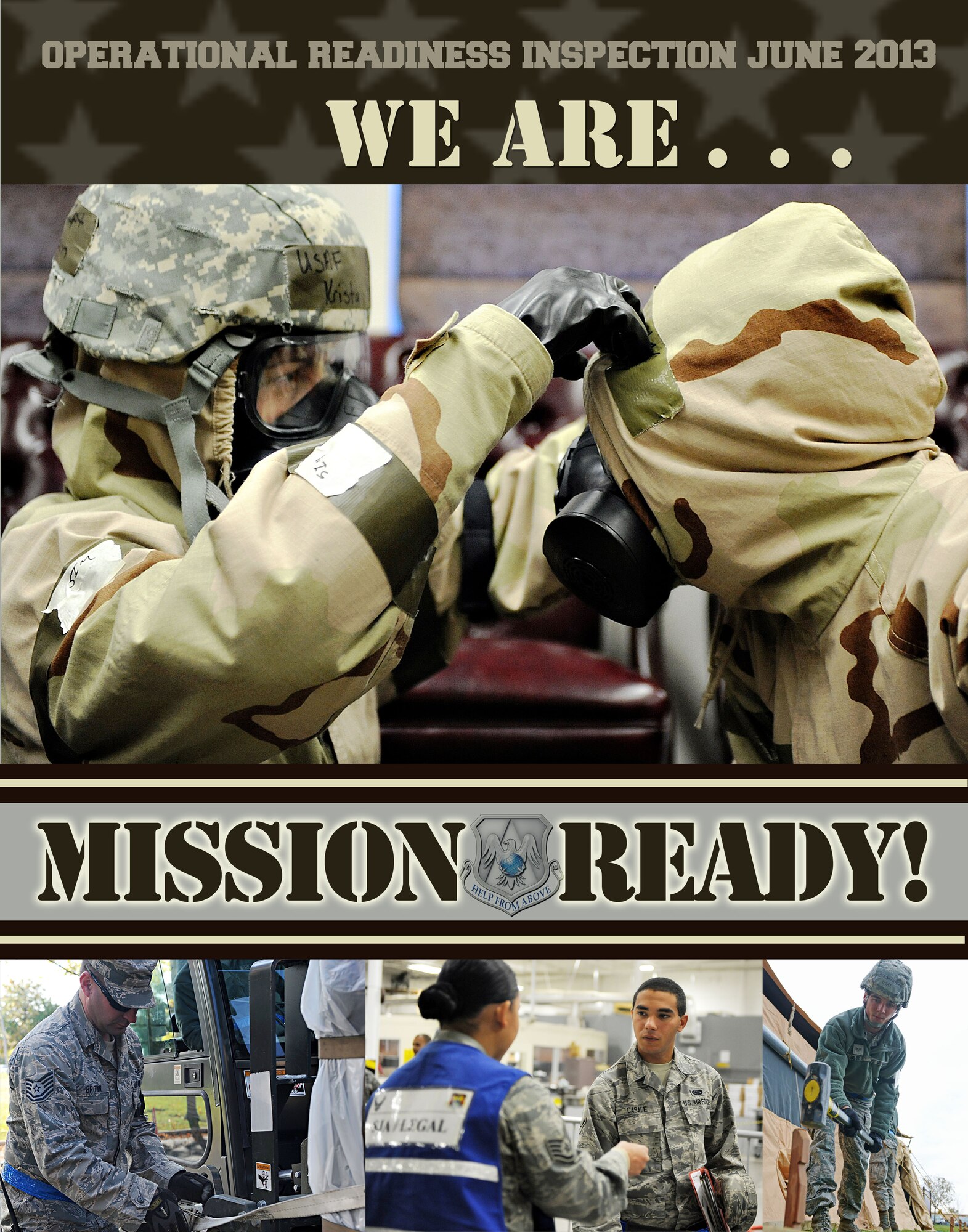 Scott Air Force Base ORI Poster (U.S. Air Force graphic/Karen Pettit)