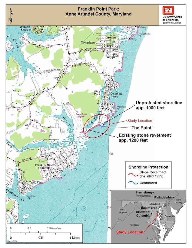 Map of Franklin Point Park