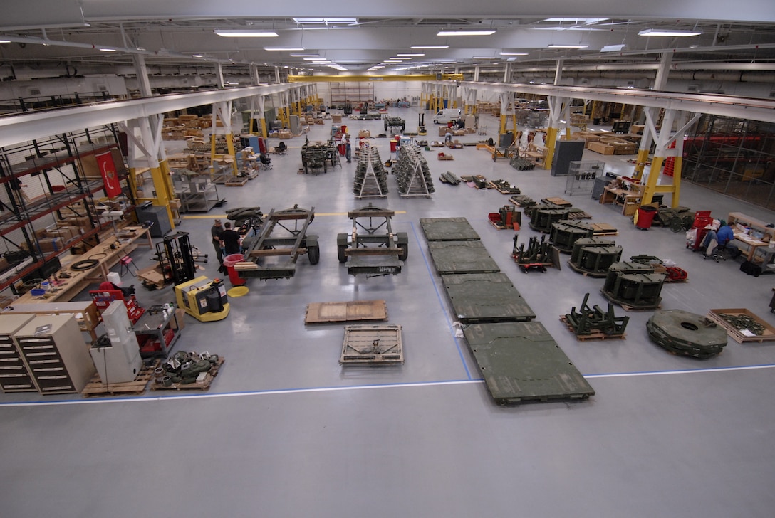 At Tobyhanna Army Depot in northeastern Pennsylvania, the Baltimore Distric renovated this 40,000 square foot warehouse to provide technicians a safe and modern facility for maintenance, repair and overhaul of various naval ship radar systems and antennas.  