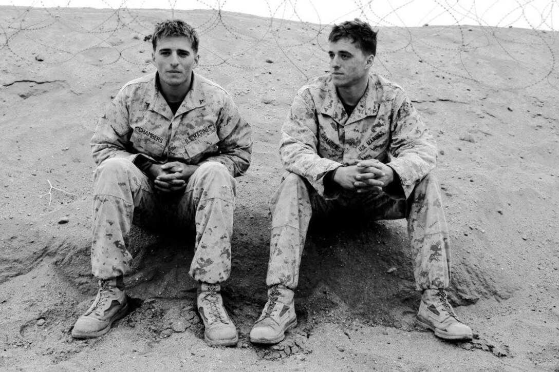 Jared and Jordan Chambers are brother assigned to the same unit and military occupational specialty.

