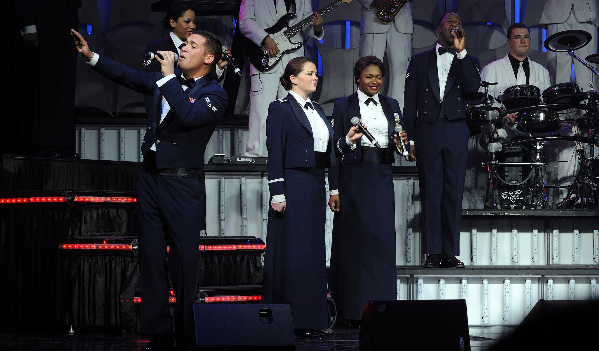 Tops in Blue performed at a packed Warner Robins Civic Center Jan. 12.