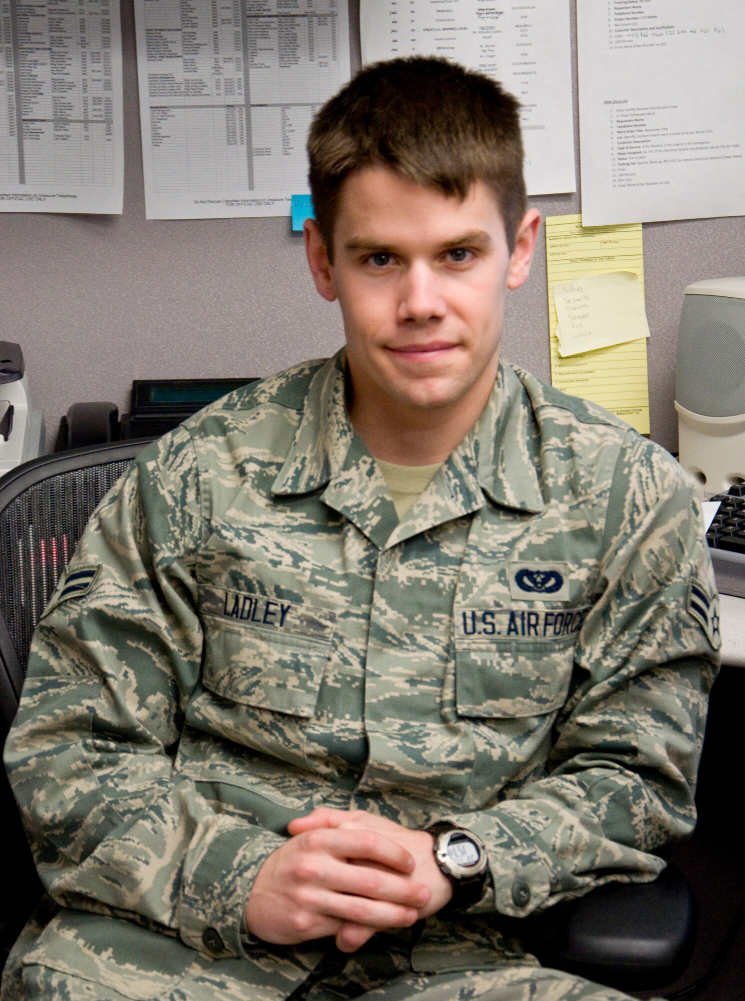 Airman of the Week, Airman 1st Class Ryan Ladley