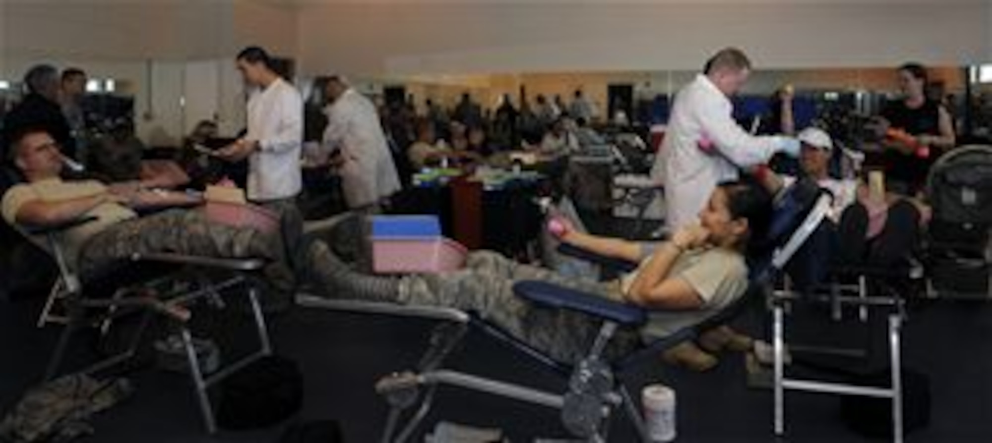 Mountain Home Air Force base will conduct its regular blood drive 9 a.m. to 2:30 p.m. Feb. 27, at the Gunfighter fitness center. Every two seconds, a patient in the United States is in need of blood. (U.S. Air Force photo/Senior Airman Angelina Drake)

