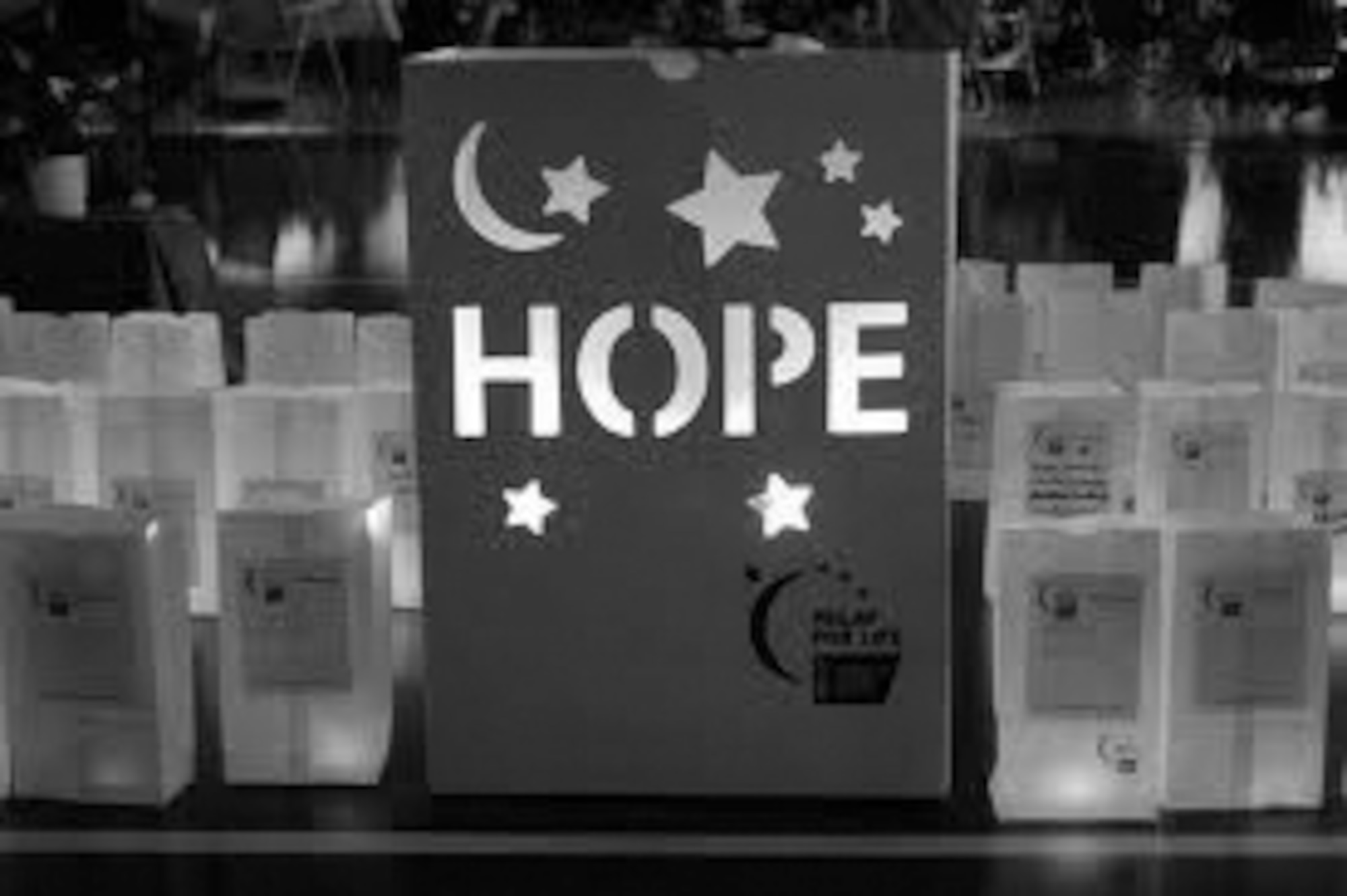 During the Relay for Life Luminaria Ceremony, votive candles are lit inside personalized bags to shine a light on the fight against cancer. The ceremony provides an opportunity for individuals to share their grief and find hope. Luminaria may be personalized and dedicated in honor, memory, or support of a loved one. Donation dollars may be assigned to a Relay For Life event, team, or participant to help teams get a step closer to their fundraising goal. (Photo provided)