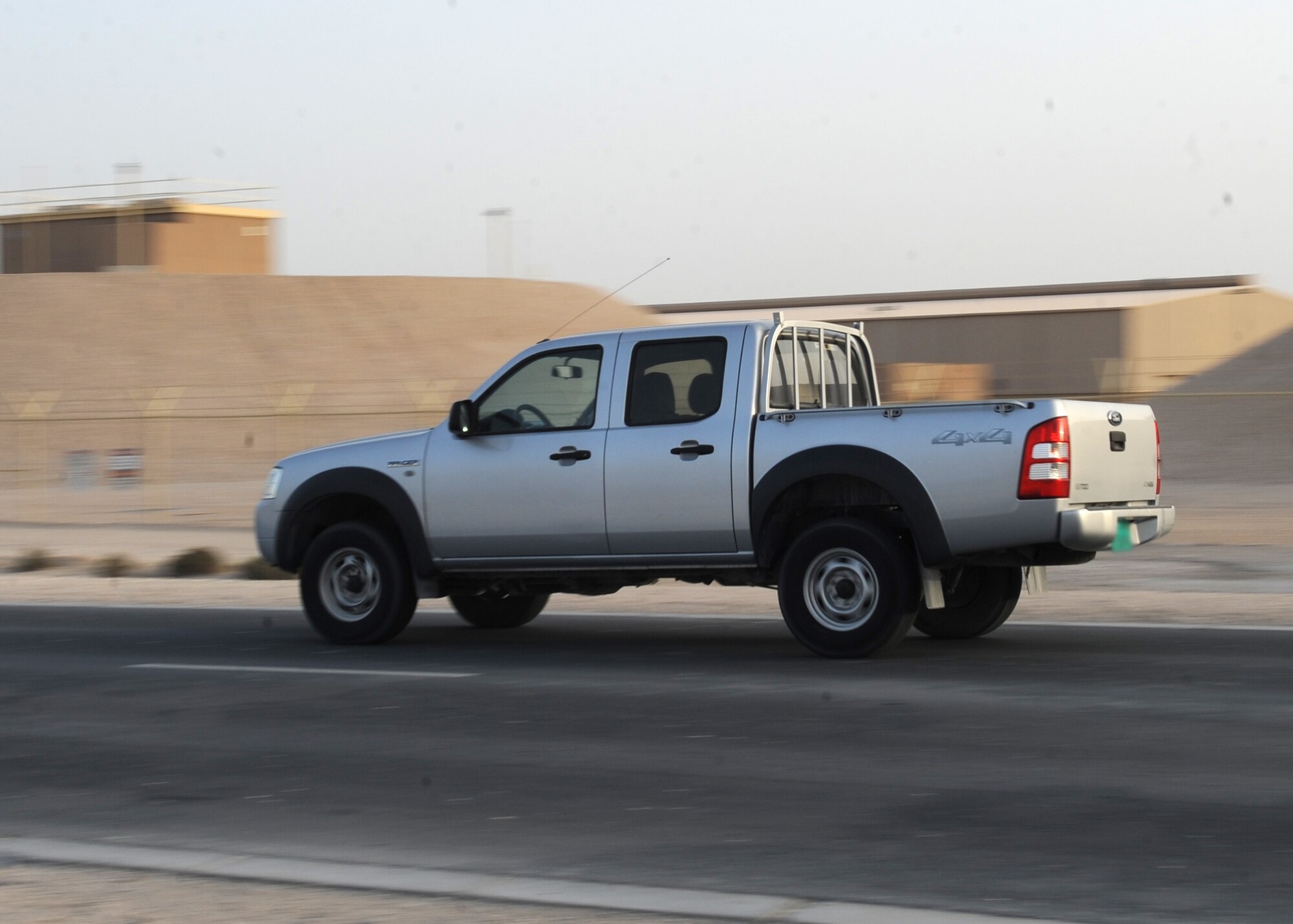 SOUTHWEST ASIA - Servicemembers are responsible for any driving citations they may receive in the host nation. The maximum speed servicemembers may drive is 100 KPH or the posted speed limit, whichever is lower. (U.S. Air Force photo by Senior Airman Joel Mease)