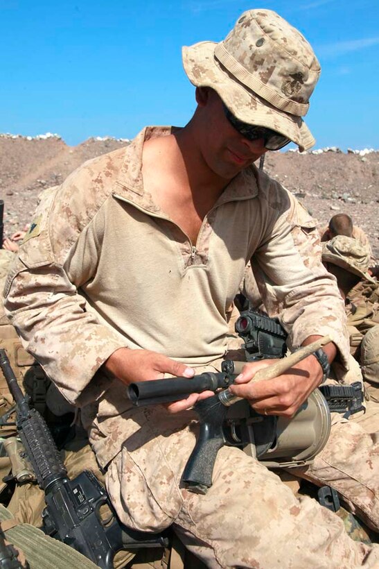 Exercise Amitie, which is French for friendship exercise, is a multinational training exercise designed to increase interoperability, enhance mutual capabilities and support a sustained presence in the region. During Amitie, elements from the 15th MEU participated in a three-day mounted patrol, land and water obstacle courses, aviation-related evolutions and joint planning. The training was led by the French 5th Marine Regiment and included elements from the 15th Marine Expeditionary Unit, French Foreign Legion, U.S. Army, U.S. Air Force and Djiboutian military. The 15th MEU is deployed as part of the Peleliu Amphibious Ready Group as a U.S. Central Command theater reserve force, providing support for maritime security operations and theater security cooperation efforts in the U.S. 5th Fleet area of responsibility. (U.S. Marine Corps photo by Cpl. John Robbart III)