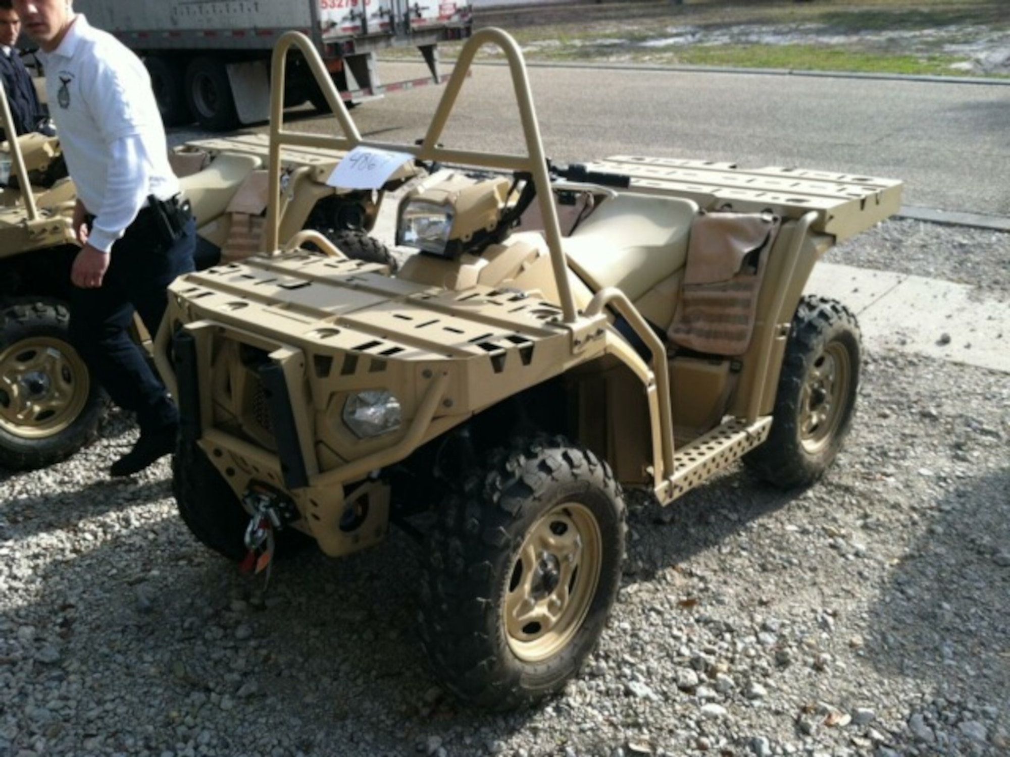 Tyndall's 325th Security Forces Squadron community police recently purchased brand new, Polaris MV 850 all-terrain vehicles for use in conducting patrols. (Courtesy photo)