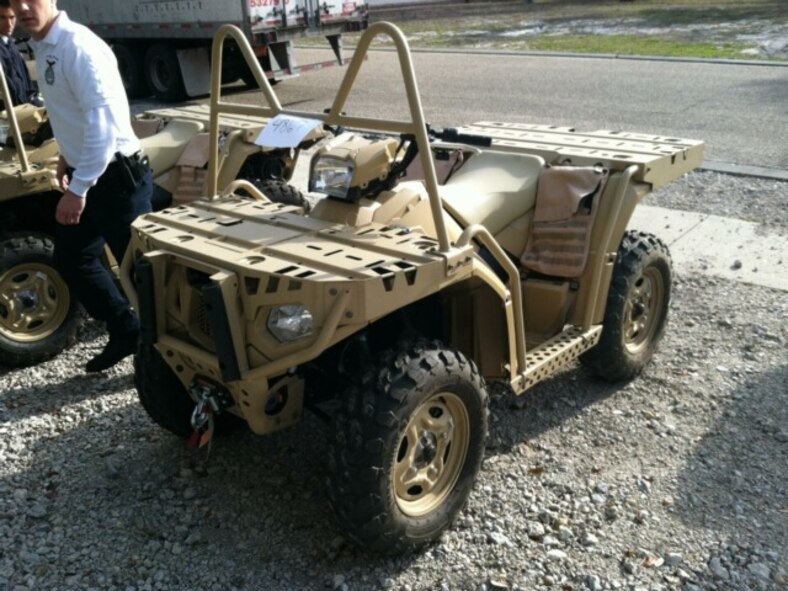 Tyndall's 325th Security Forces Squadron community police recently purchased brand new, Polaris MV 850 all-terrain vehicles for use in conducting patrols. (Courtesy photo)