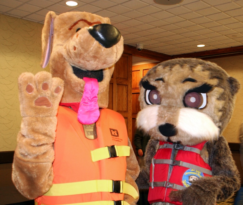 The Corps actively promotes boating and water safety through a variety of efforts aimed at a broad demographic. Through a variety of activities, national water safety mascots and targeted marketing, the Corps engages the public at numerous events and develops a variety of materials carrying water-safety messages. The Collingsworth foundation’s widely recognized mascot, Josh the Otter, and associated marketing efforts help to engage children and educate adults on safe behaviors and habits in and around the water.