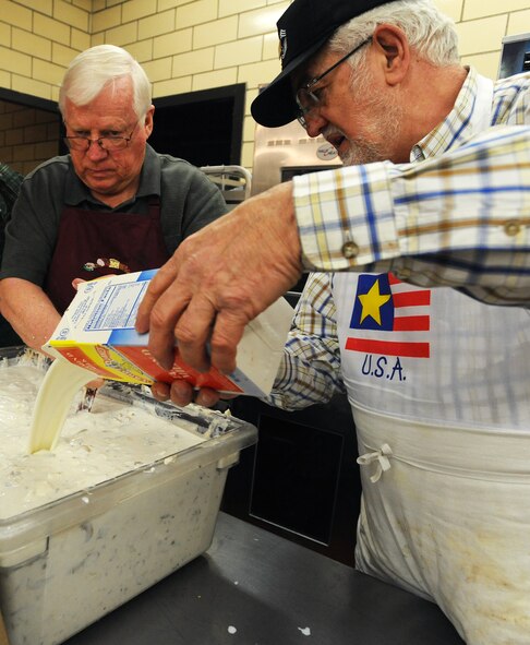 MINOT AIR FORCE BASE, N.D. -- Members of the Minot community spent numerous hours cooking a variety of dishes as part of the 48th Annual Team Minot Sportsmen Feed here, Jan. 20. The annual event brings together families and guests from the Minot and base community to sample wild game dishes and participate in family activities. (U.S. Air Force photo/Senior Airman Jose L. Hernandez)