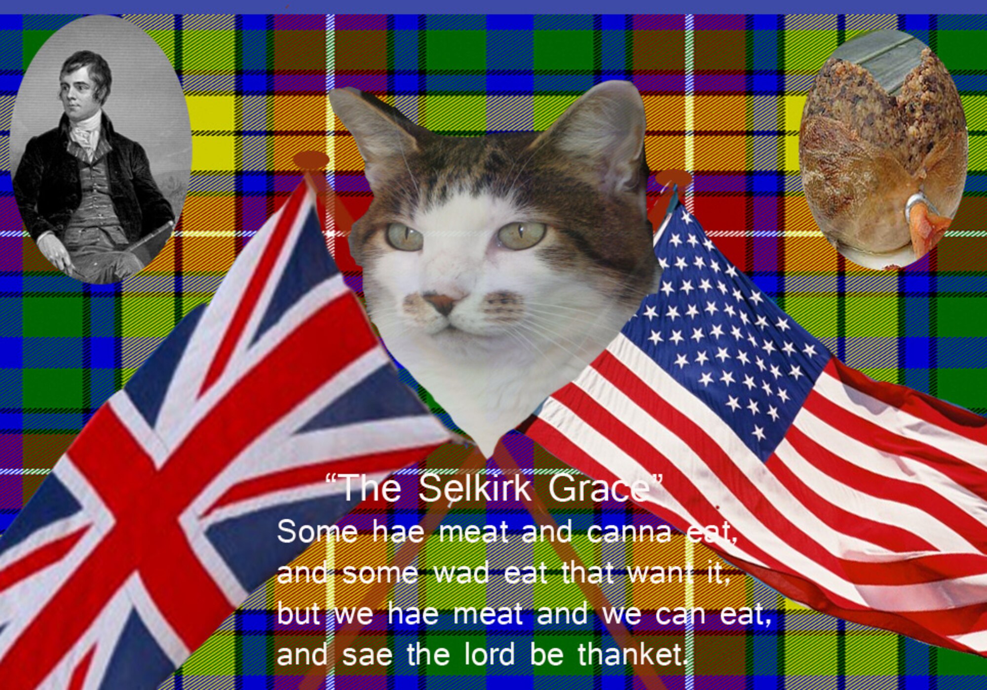 British Billy this week explains some of the traditions surrounding the Scottish celebration of Burns Night. Robert Burns is regarded as the national poet of Scotland,and his birth is remembered each year with the Burns Night supper on Jan. 25, which includes the eating of haggis. Feel free to send Billy any questions you have about life in the U.K., and when he isn’t sleeping or hunting, he’ll try and put a few thoughts together to help you out.
