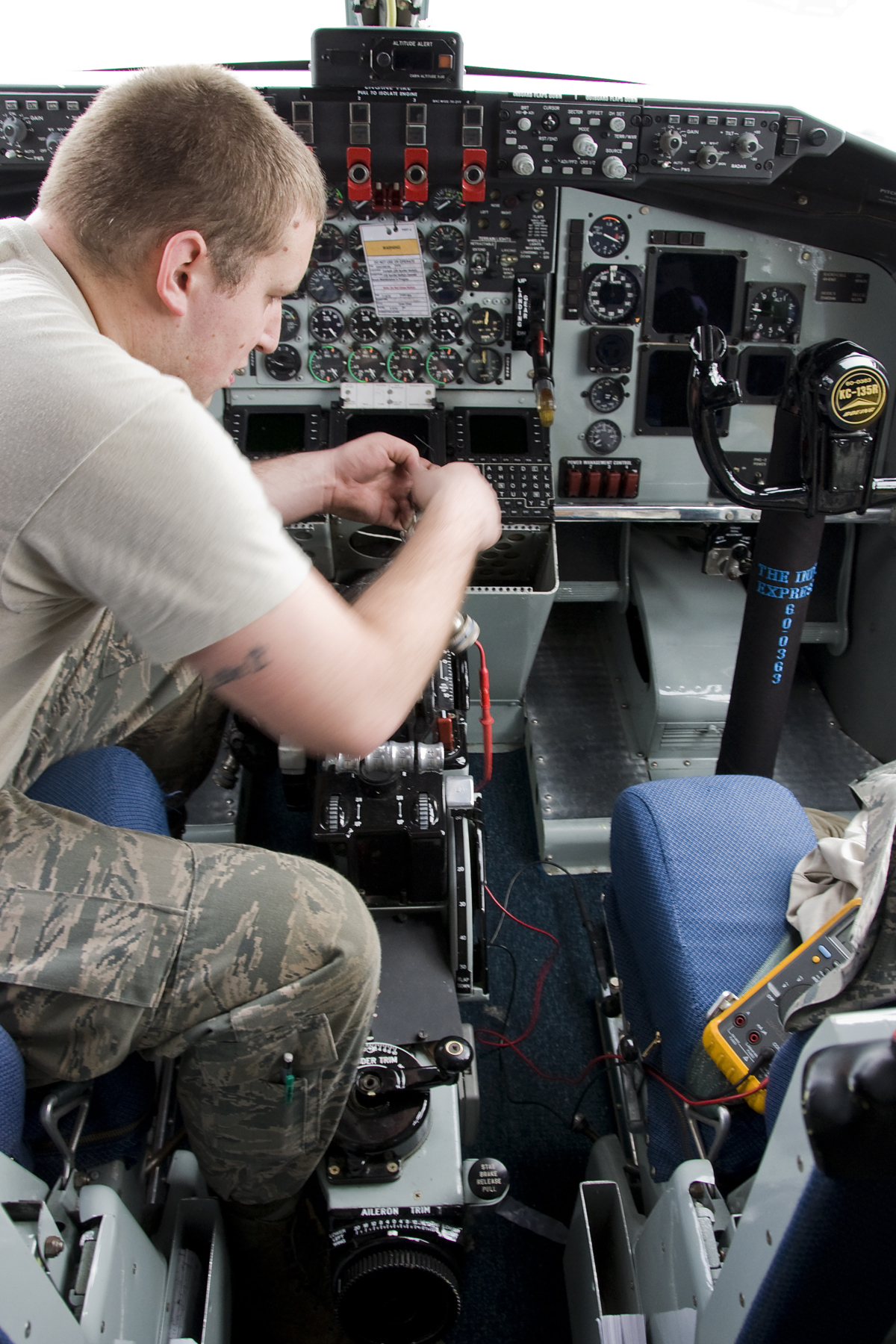 Chasing smoke Grissom maintainers have difficult, rewarding job