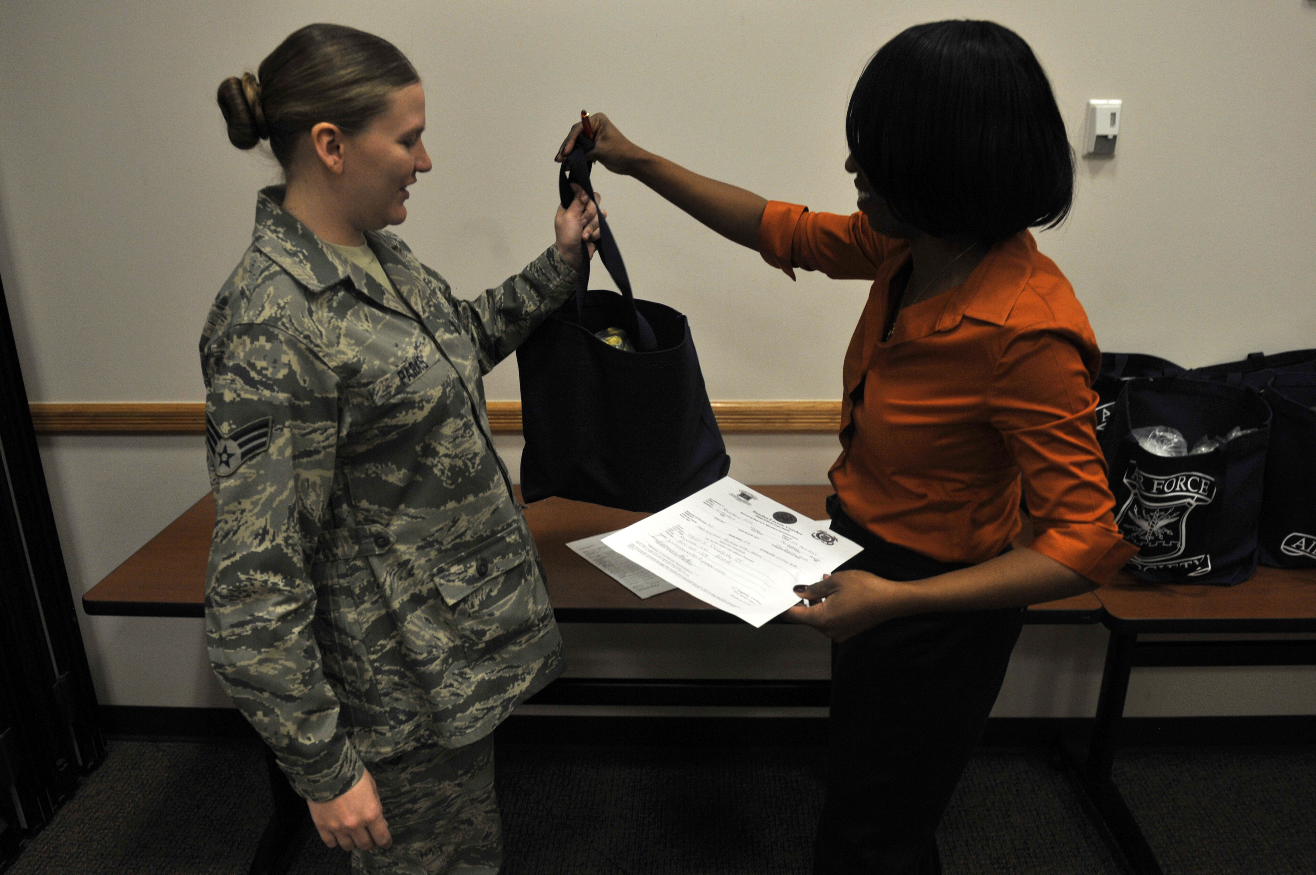 Buckley provides bundles for expecting parents > Air Reserve
