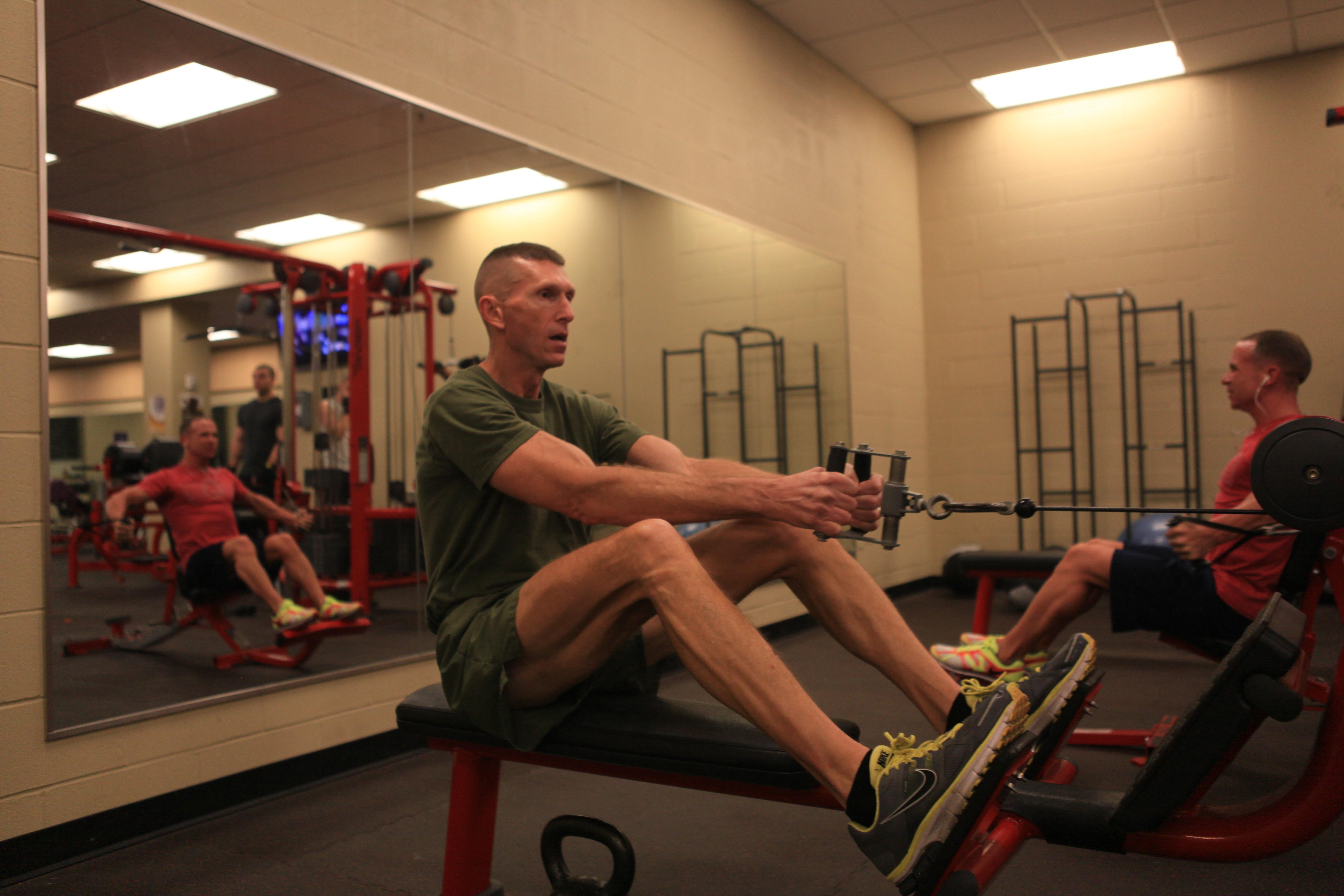 Marine deals morning workout
