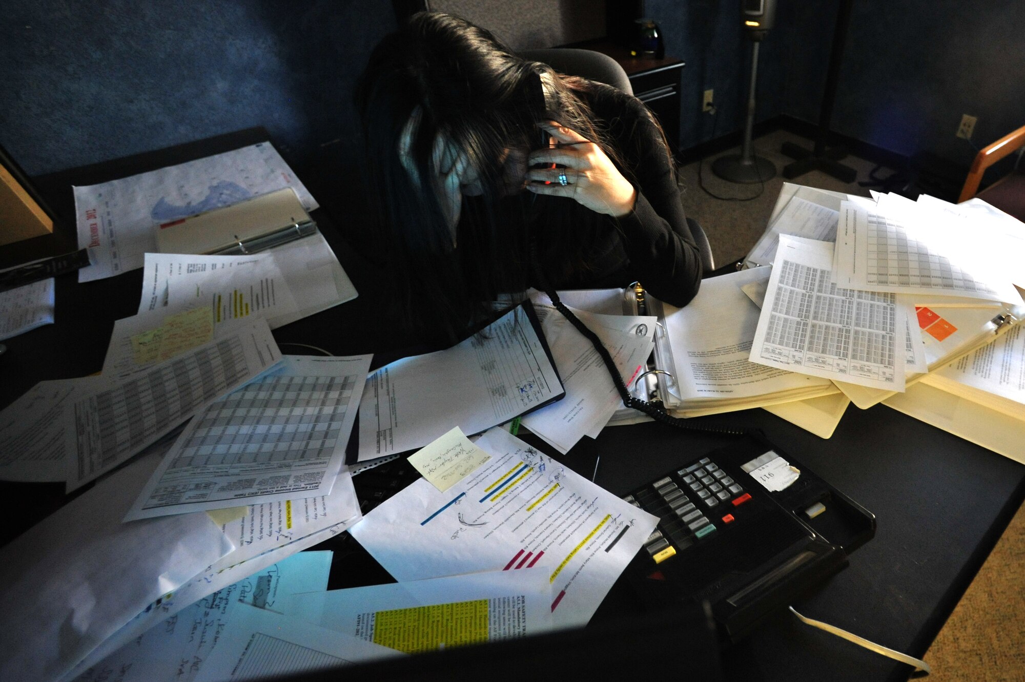 The symptoms of depression include not sleeping enough or too much, losing interest in activities one typically enjoys, experiencing significant feelings of guilt, lack of energy, loss of concentration, changes in appetite, unexplainable weight loss or gain, loss of sex drive and thoughts of suicide. (U.S. Air Force photo/Senior Airman Sandra Welch)