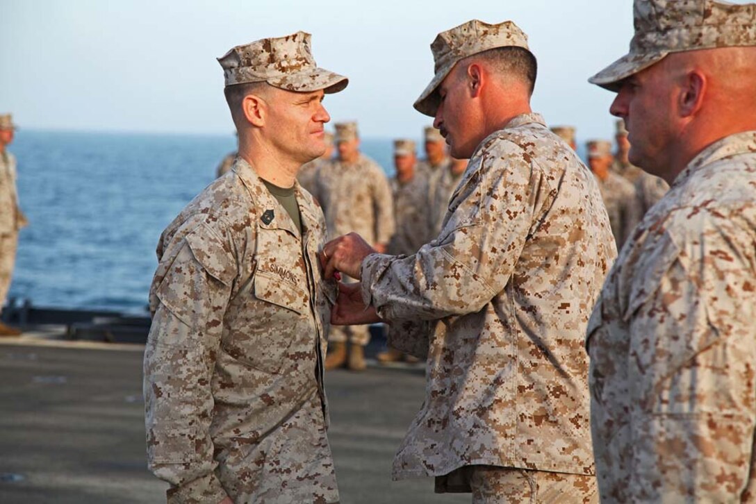 1st Sgt Receives Bronze Star For Actions In Sangin District Afghanistan