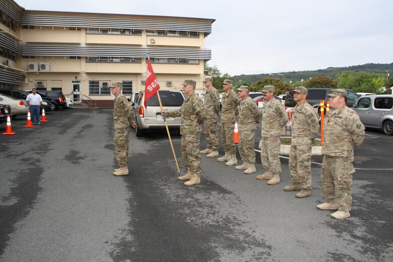 The eight-man 565th Engineer Detachment Forward Engineer Support Team-Advance (FEST-A)returned from its nine-month deployment to Afghanistan to its home base at Honolulu District Jan. 24 where they were welcomed with cheers, flower leis and hugs from family members and District co-workers.