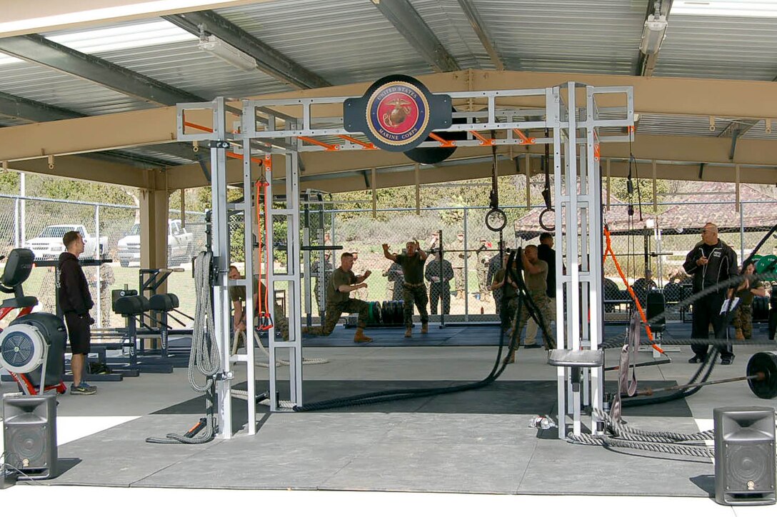 Marine Corps Community Services hosted the grand opening of a High Intensity Tactical Training Center in San Mateo behind the 62 Area Fitness Center here Jan. 29.