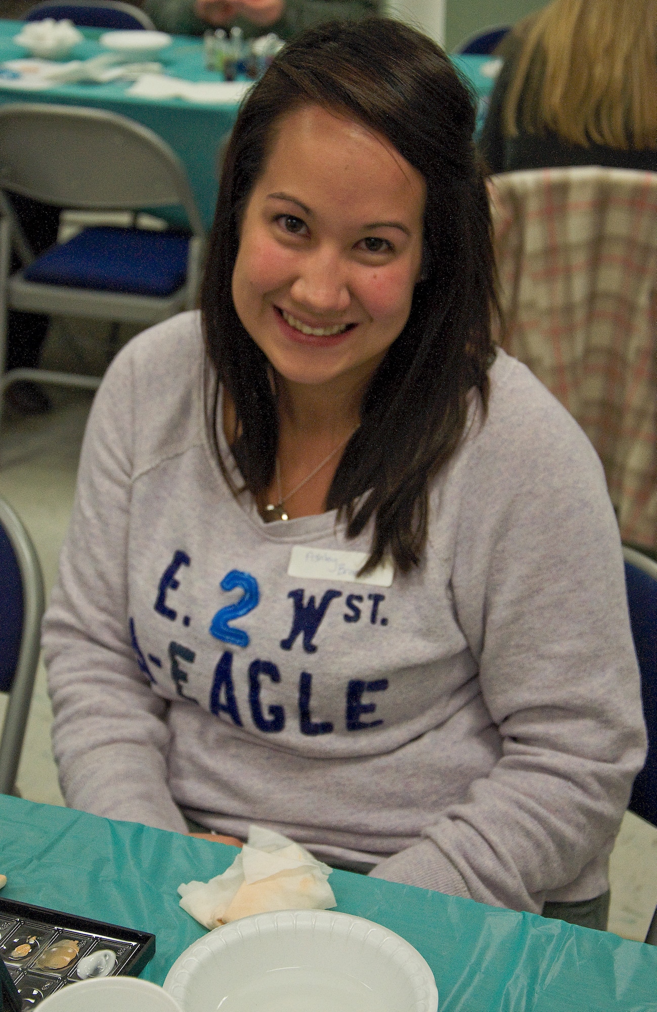 Ashley Brooks- “I love it because I have two kids and it is stressful becoming a single mom once your husband is deployed. It is really nice to have someone that you trust watch your kids while you enjoy yourself.” 