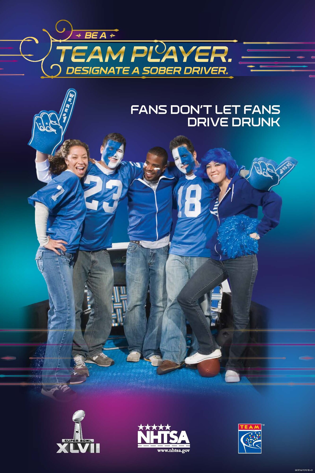 People who plan to watch the Super Bowl on Feb. 8, 2013 are encouraged to designate a sober driver if they plan to consume alcohol during the festivities. (Courtesy Illustration)