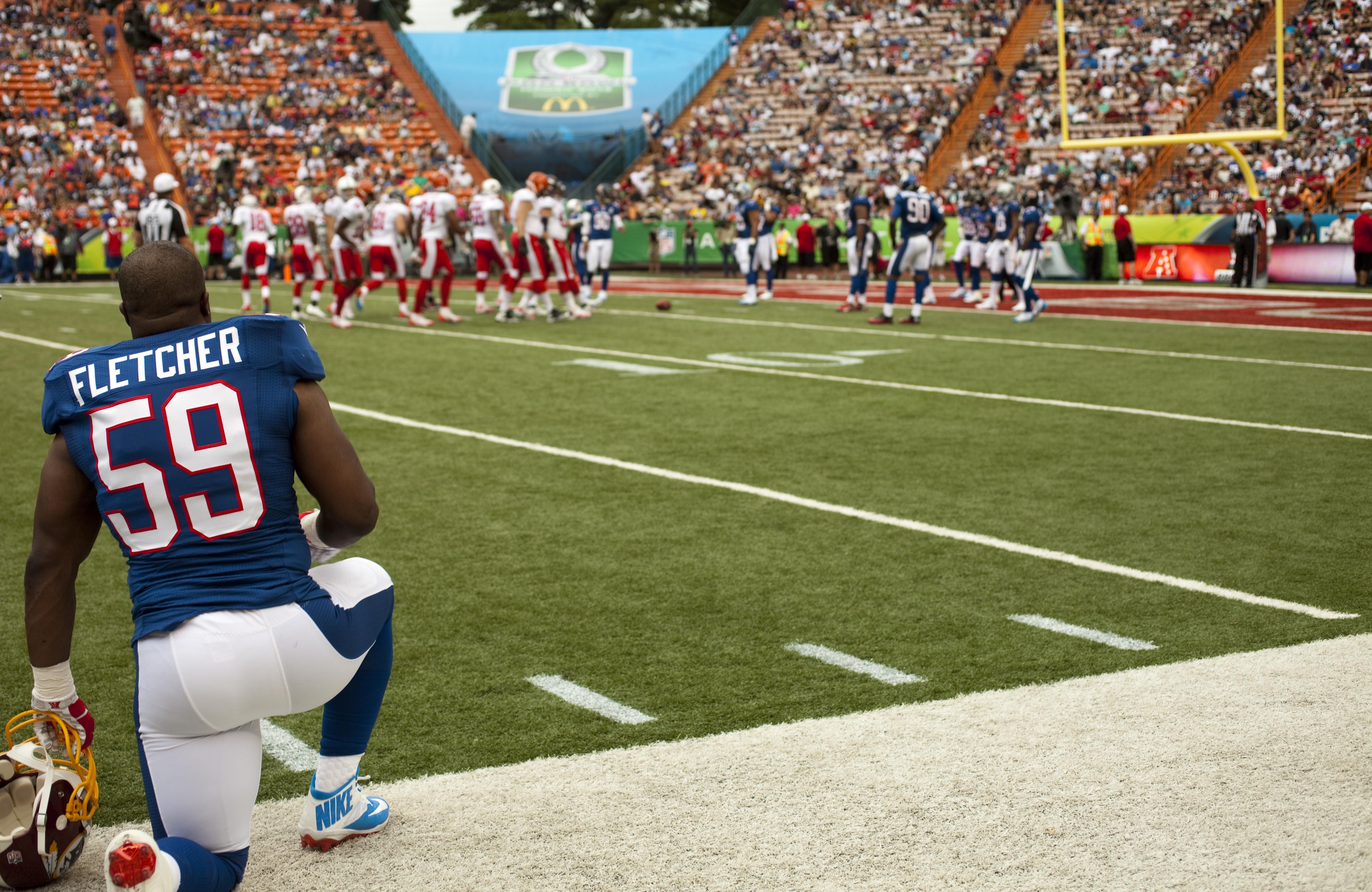 Marines Nfl Work Mutual Support At Pro Bowl