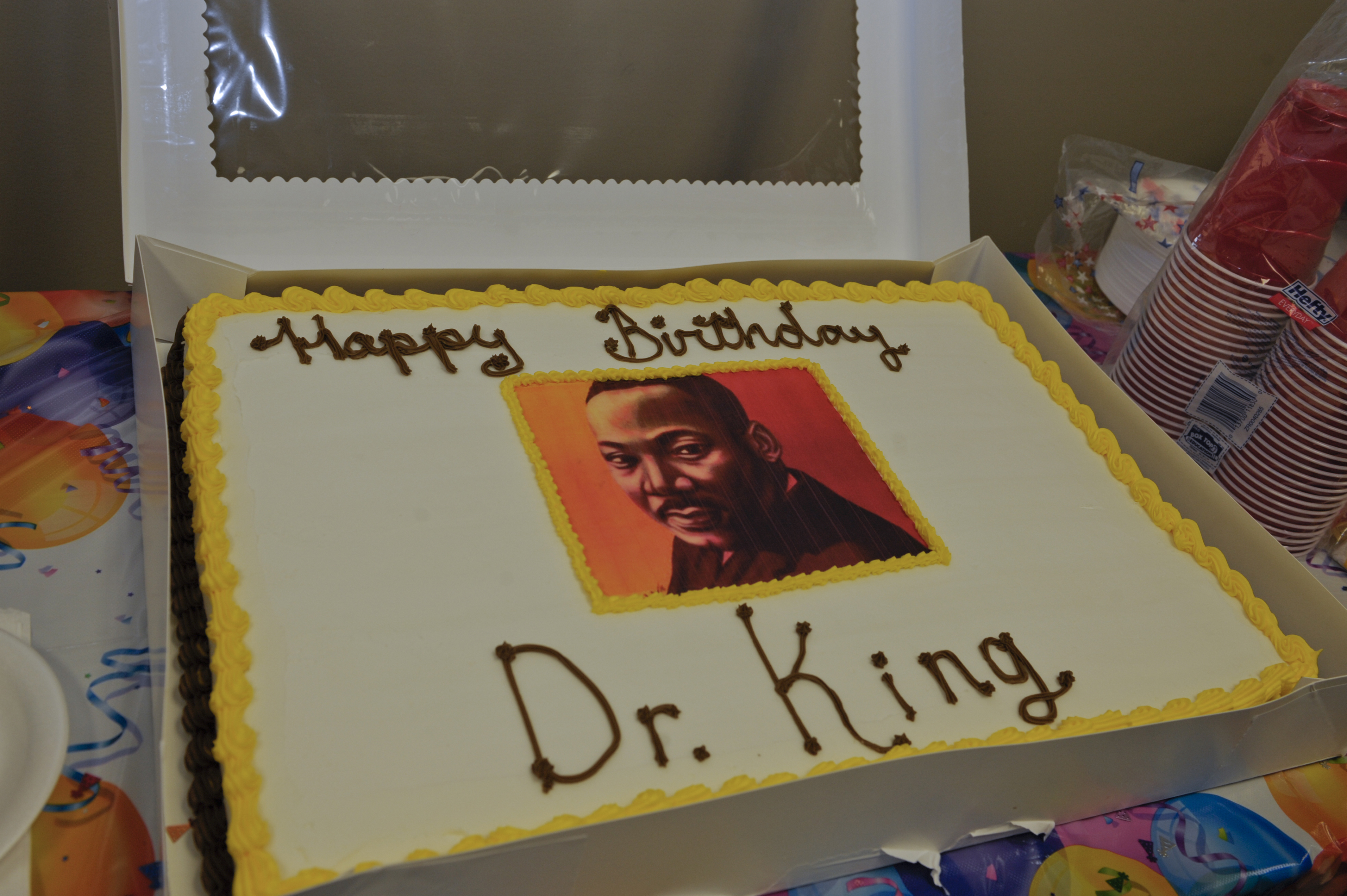 Martin Luther King Birthday Cake