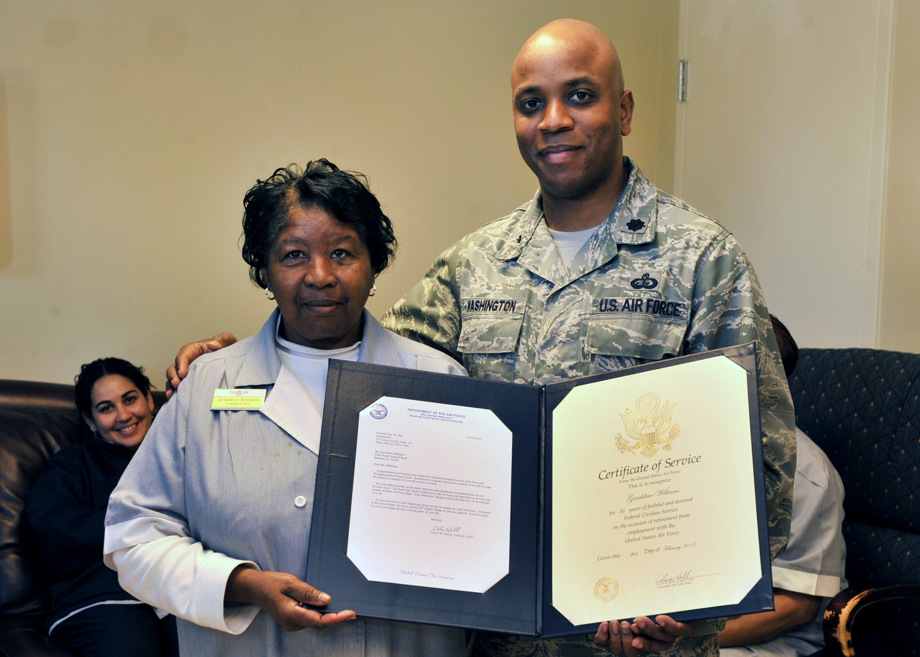 Geraldine Williams Retirement Ceremony