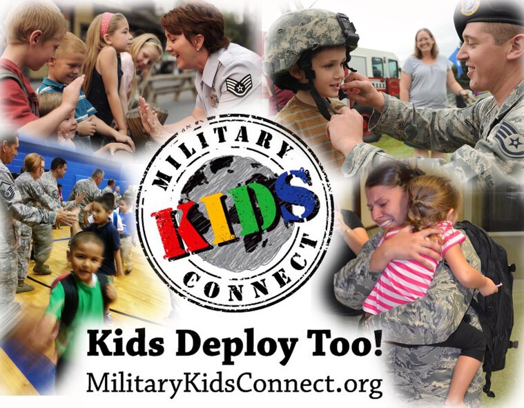 MilitaryKidsConnect (MKC) is an online community of military children (ages 6-17 yr old) that provides access to age-appropriate resources to support children from pre-deployment, through a parent's or caregiver's return. MKC offers informative activities, fun games, helpful videos, and interesting user surveys that can guild and reinforce understanding, resilience, and coping skills in military children and their peers. (U.S. Air Force graphic/Senior Airman Luis Loza Gutierrez)