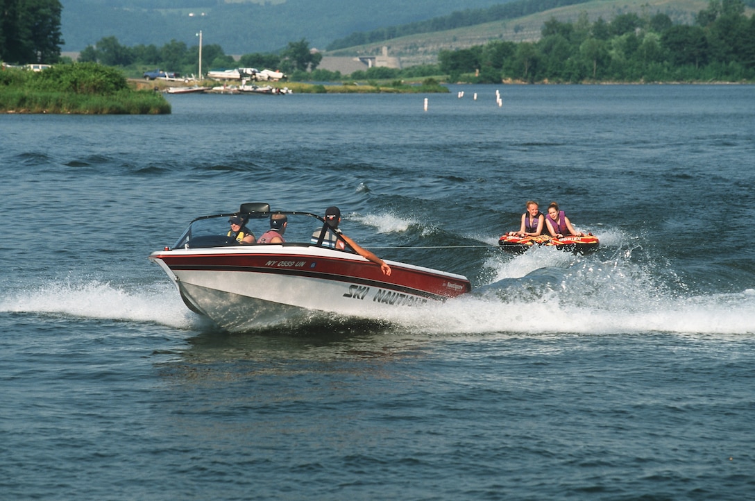 Boating and tubing at Tioga-Hammond