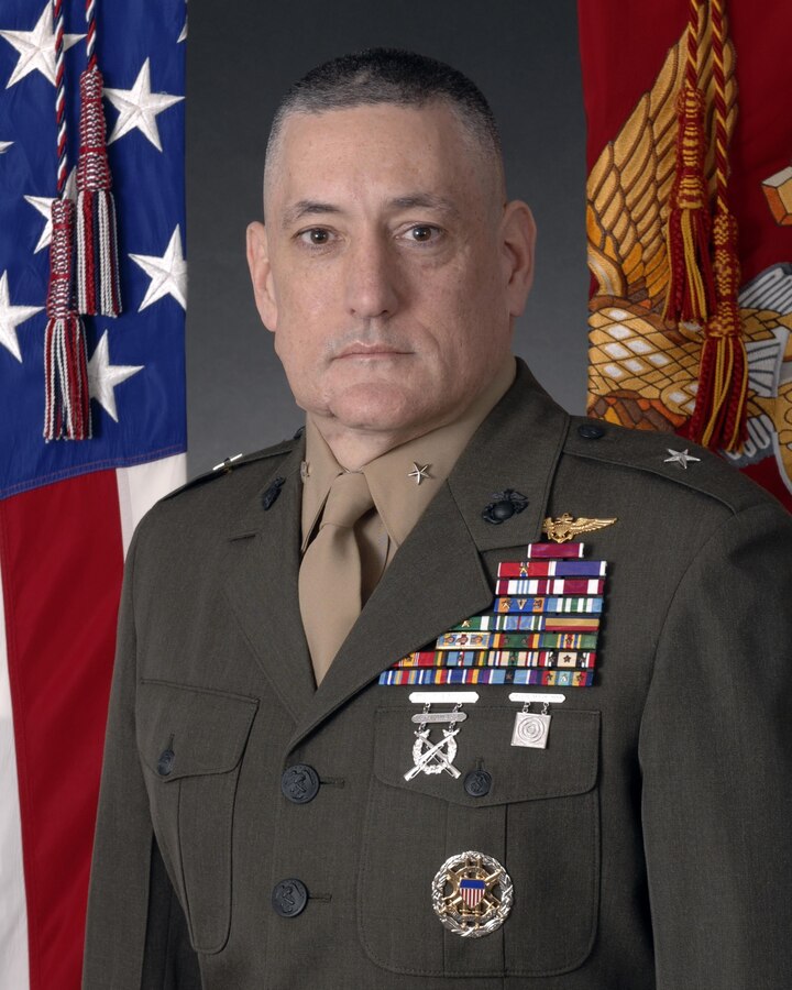 Command Portrait of Brigadier General David W Coffman.
