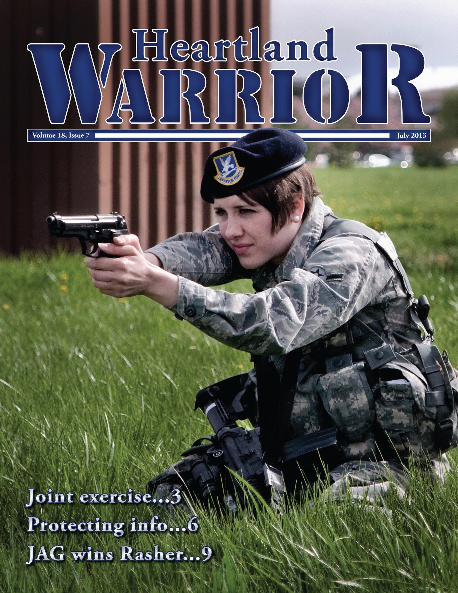 The July edition of the Heartland Warrior is now online. This issue contains 12 pages of news, photos and information about Grissom and the 434th Air Refueling Wing. (U.S. Air Force photo illustration/Staff Sgt. Andrew McLaughlin) 