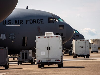 An Airman from the 437th Maintenance Group perform routine maintenance to C-17 Globemaster III’s June 26, 2013, on the flightline, at Joint Base Charleston – Air Base, S.C. Airmen from the 437th MXG perform routine maintenance to C-17s daily. (U.S. Air Force photo/ Senior Airman Dennis Sloan) 