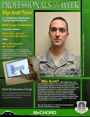 Staff Sgt. Scott Taylor (U.S. Air Force graphic/Adamarie Lewis-Page)