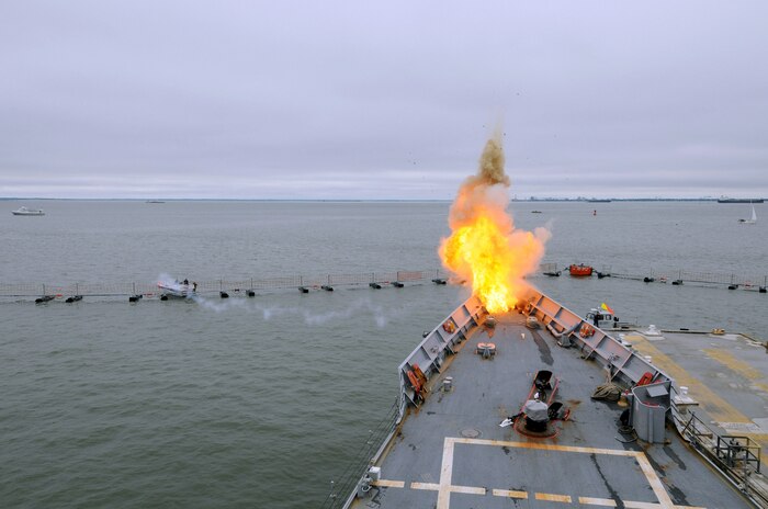 Explosives are detonated to convey the reality of a terrorist attack during Citadel Protect 2010. Citadel Protect is a series of training exercises to assess the Navy's capability to protect waterborne assets against threats in Navy ports. Citadel Protect is a coordinated event between U.S. Fleet Forces and Commander, Navy Installations Command.