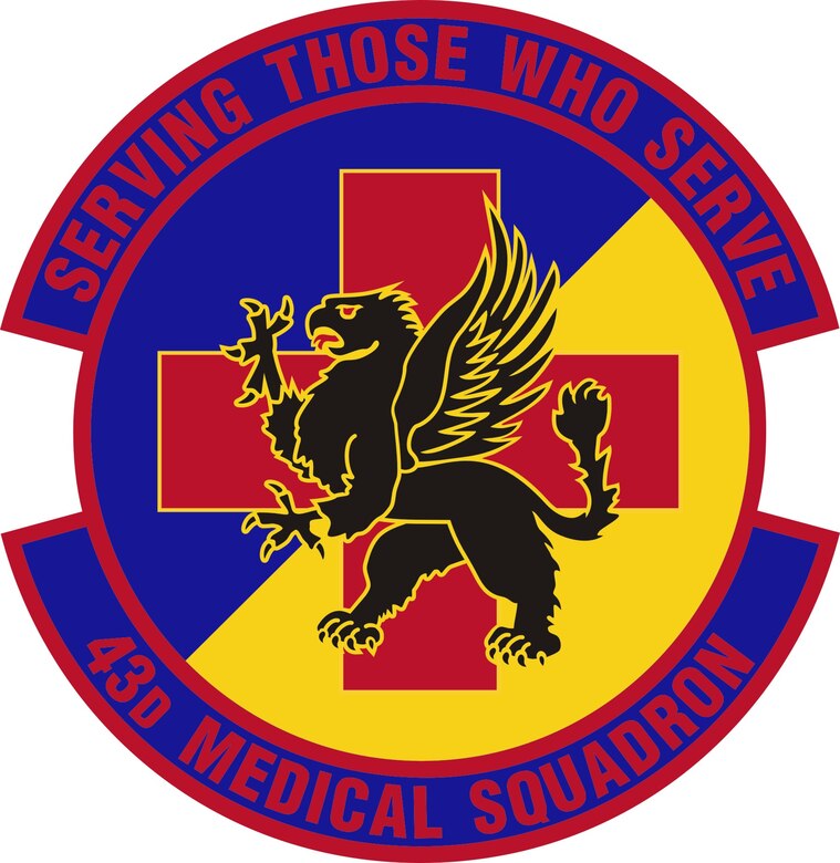 Emblem- 43d Medical Squadron (43 MDS)