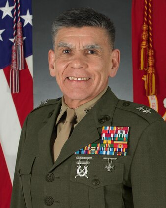 Major General Juan G. Ayala, assumed leadership for the Marine Corps Installations Command (MCICOM) from retiring Major General James A. Kessler in a change of command ceremony at Henderson Hall, Arlington, VA, July 2, 2013.
