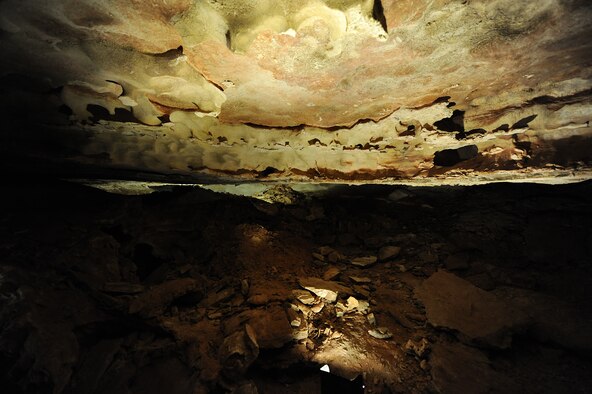 Wind Cave – located in Hot Springs, S.D. – was originally sought out to be a mining ground by several explorers, including J.D. McDonald in 1890, before being established as the sixth largest cave in the world. Although McDonald’s attempts to mine were unsuccessful, he and his family realized they could make money by giving cave tours and selling formations from the cave, and they set out to improve the entrance and expand the passageways for tours. (U.S. Air Force photo by Airman 1st Class Hrair H. Palyan/Released)