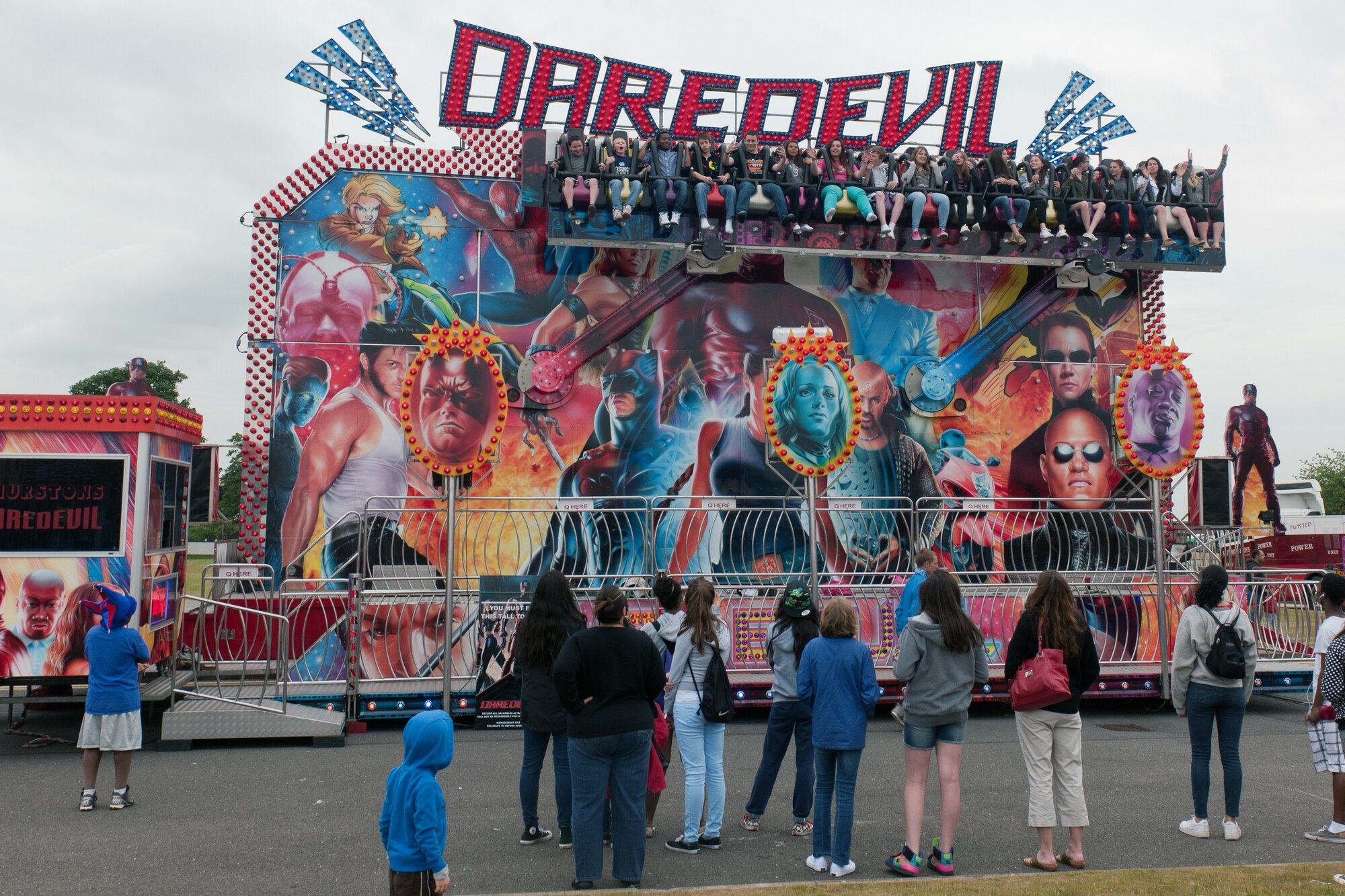 RAF ALCONBURY, United Kingdom – Members of the 501st Combat Support Wing, 423rd Air Base Group and it’s missions partners at RAF Molesworth celebrated America’s Independence Day with a two-day carnival July 2 and 3 and fireworks July 3 at RAF Alconbury. (U.S. Air Force photo by Staff Sgt. Brian Stives) 