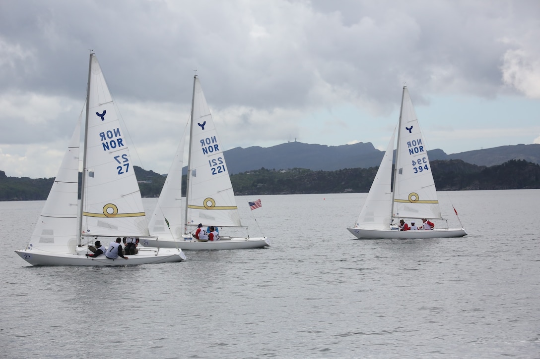 Men's Competition during the 2013 CISM Sailing World Military Championship in Bergen, Norway 27 June to 4 July.