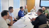 Federal law enforcement agents and intelligence analysts from the Department of Homeland Security and Department of Justice met with their supporting active duty and reserve component military counterparts during the annual 2011 Joint Task Force North Intelligence Conference, held 8-10 March, at Fort Bliss, Texas. The JTF North conference, co-sponsored by DHS’s Office of Intelligence and Analysis, served as a forum for the development and planning of future intelligence initiatives to counter transnational criminal organizations and threats directed against the nation. Using both small and large group information exchange methodologies, the law enforcement agents, intelligence professionals, and supporting military personnel focused on drug trafficking, alien smuggling, aerial and maritime smuggling, terrorism, tunnels, cross-border gangs, weapons smuggling, threat finance, and information sharing and collaboration. JTF North incorporates the lessons learned and intelligence requirements that evolved from the conference into its future intelligence support operations provided to the federal law enforcement agencies. 

