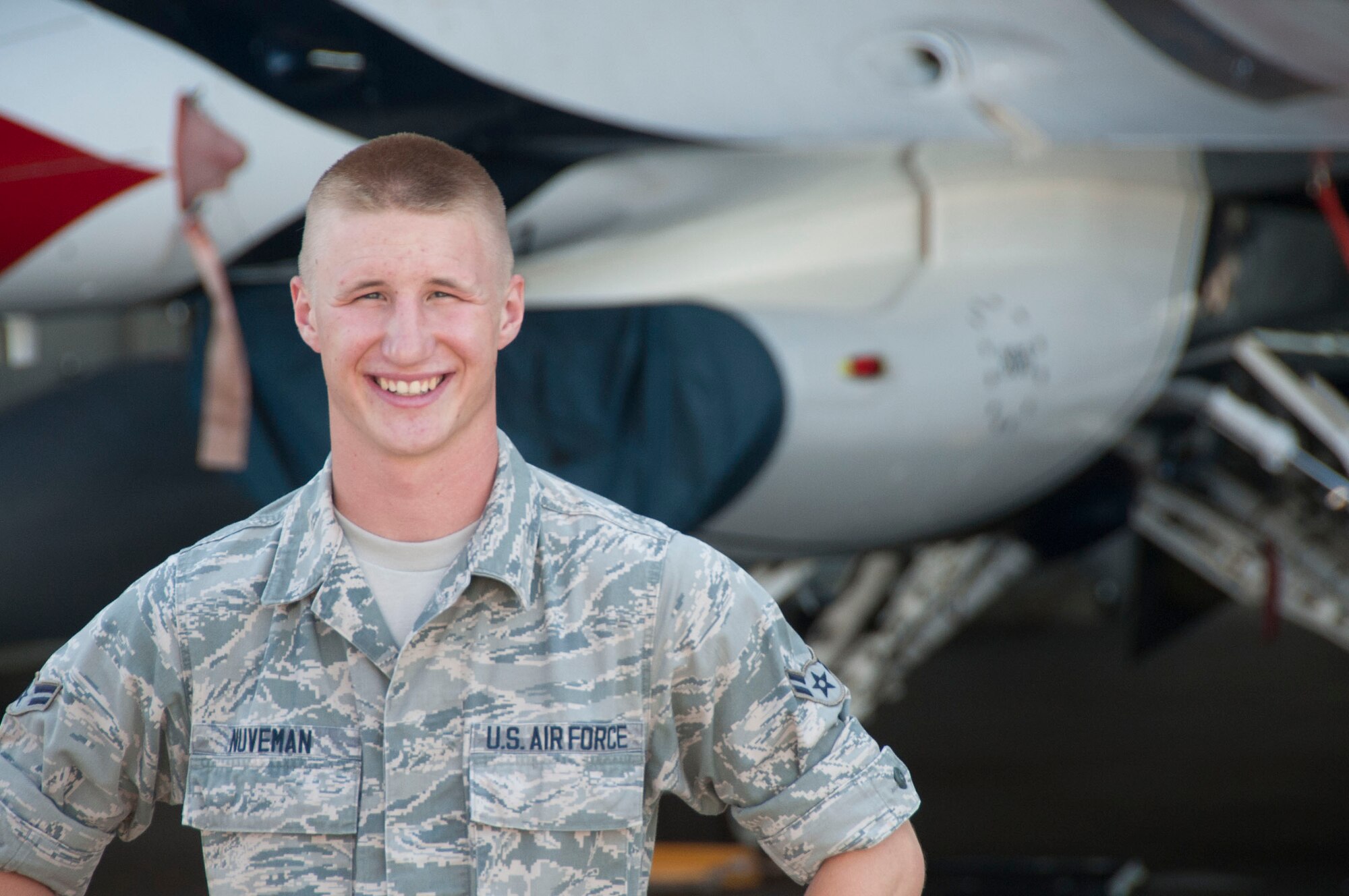 Airman 1st Class Nathan Nuveman earned the ACE award at Sheppard June 10 2013. Nuveman scored a 100 percent average through eight blocks of instruction. (U.S. Air Force photo by Airman 1st Class Jelani Gibson) 