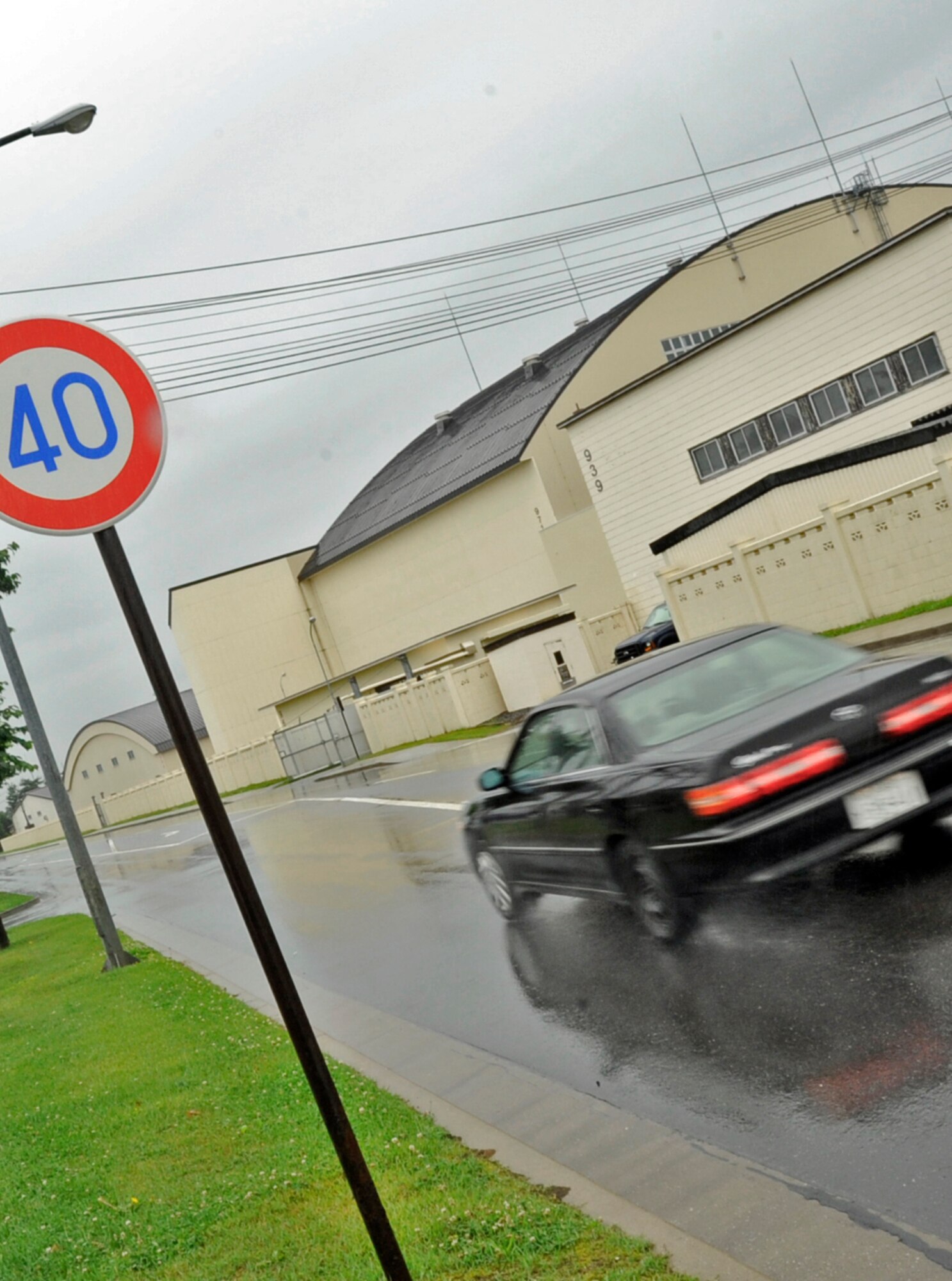 At Misawa Air Base, Japan, speed limits range from 25 to 60 kilometers per hour. Driving within the speed limit allows for more time to react to unexpected variables like other vehicles, pedestrians, cyclists, pot holes or other road obstacles. (U.S. Air Force photo by Airman 1st Class Kenna Jackson)