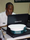 Royal Bahamas Defence Force Marine Seaman Patrick Lightfoot works on developing a Social Media page during a two-day information exchange hosted by Headquarters North American Aerospace Defense Command and U.S. Northern Command Public Affairs at the RBDF base in Coral Harbour, The Bahamas July 27-28. The exchange focused on the strategy of using Social Media as a public affairs tool and how to develop the different Social Media platforms. 

