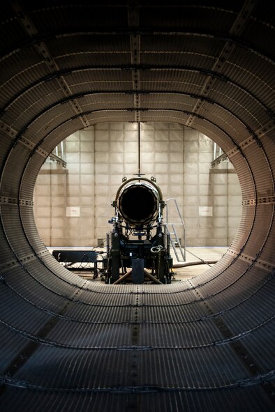 Members of the 132nd Fighter Wing (132FW), Des Moines, Iowa prepare to perform a routine operational engine run of an F-16 engine at the Hush House of the 132FW on June 27, 2013.  (U.S. Air National Guard photo by Senior Airman Dustin M. Smart/Released)