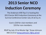 SNCO Induction