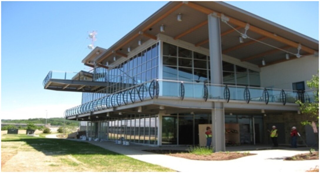 The Facility Repair and Renewal program managed the $10 million renovation of the Dewey Short Visitor Center on Table Rock Lake near Branson, Mo., seen here days before the April 27, 2012 grand opening.