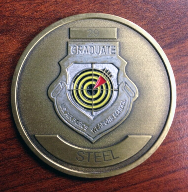 U.S. Air Force Weapons Instructor Course graduate coin for MQ-1/9.