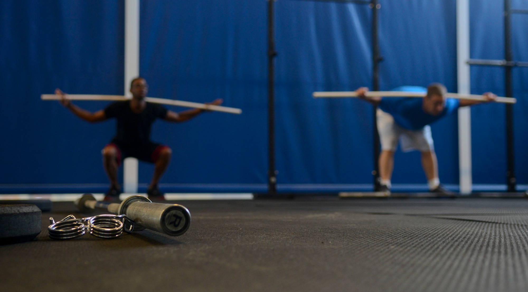 Resistance training, which comprises bodyweight exercising and weight lifting, builds lean muscle tissue in conjunction with a healthy diet. Lean muscle tissue is necessary for fat loss and overall strength. (U.S. Air Force photo by Airman 1st Class Austin Harvill/Released)