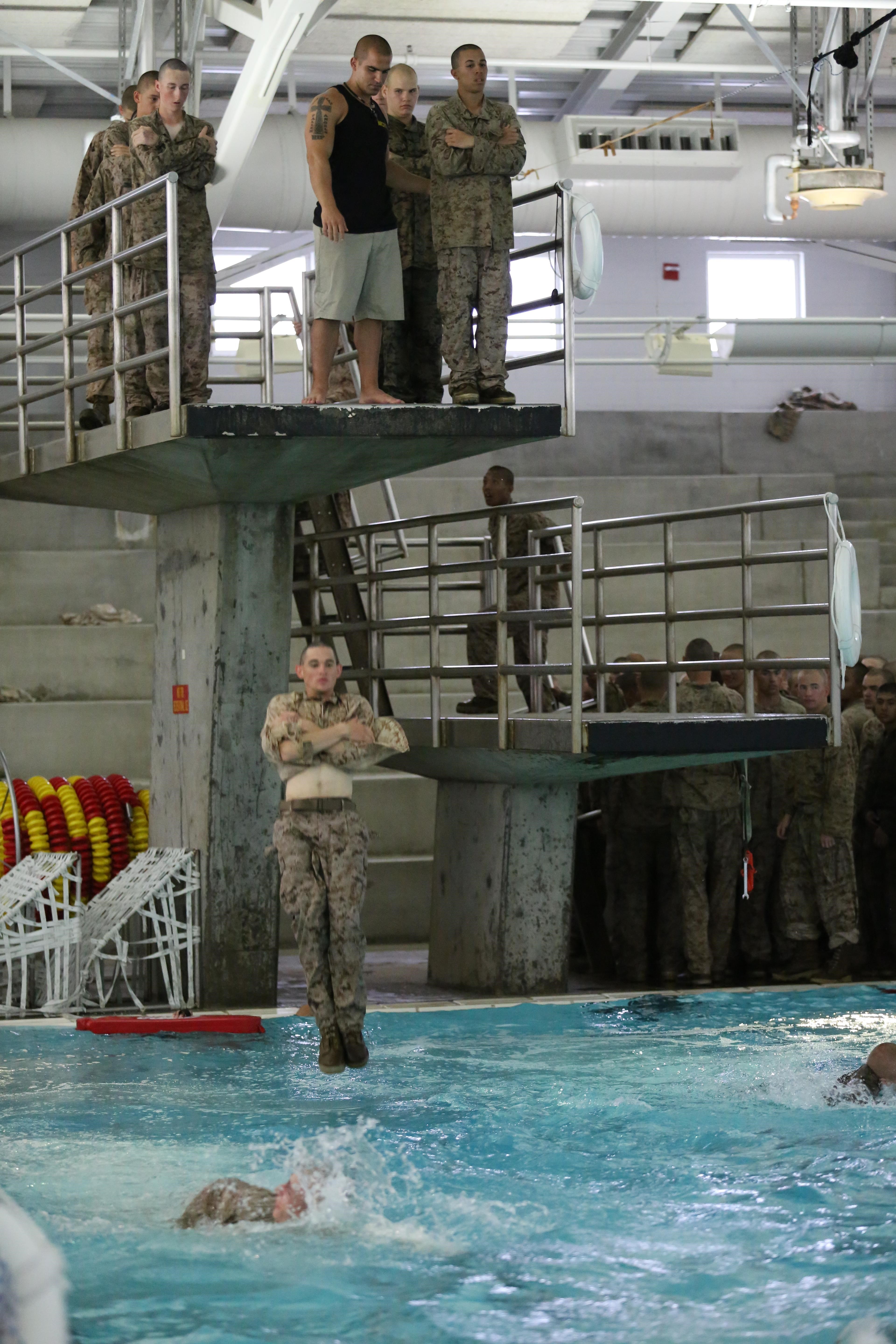 Marine boot camp swim week store